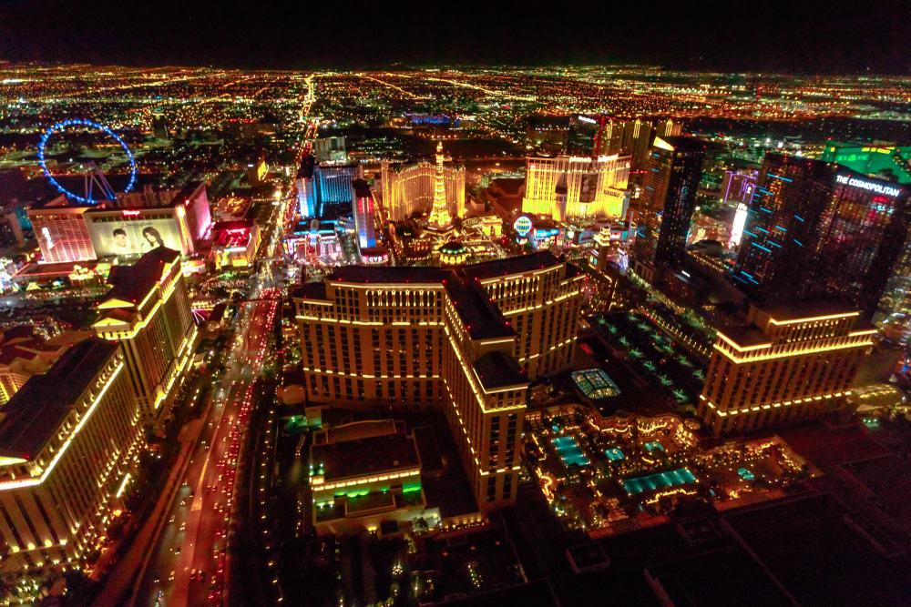 Vegas Strip by Helicopter