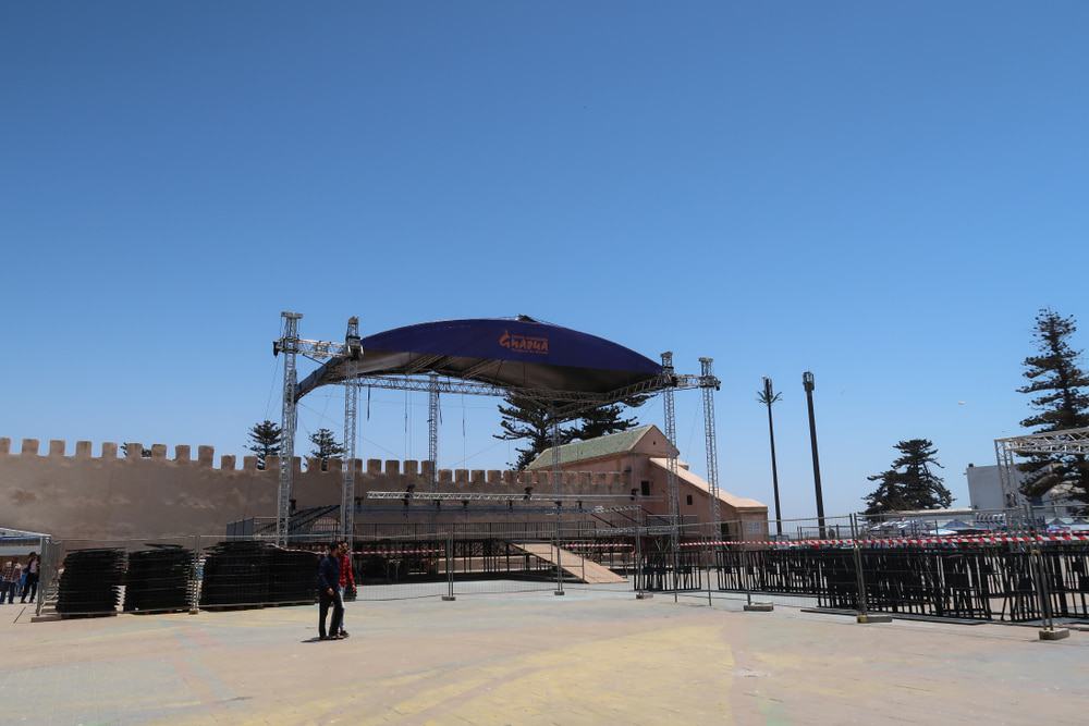 Stage of the Gnaoua World Music Festival