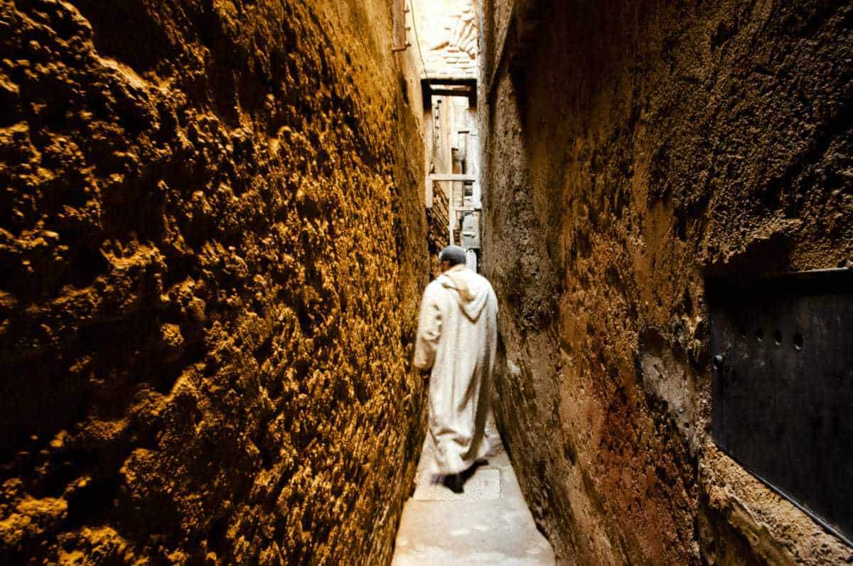 Narrow Medina Passage, Fez