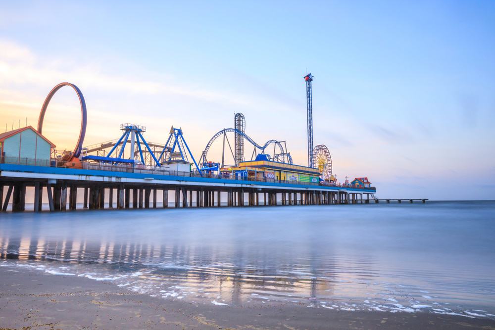 The Pleasure Pier, Galveston, Texas