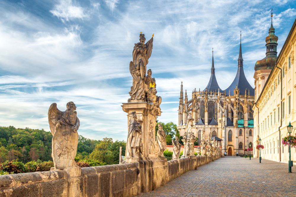 The Cathedral of St Barbara and Jesuit College in Kutná Hora