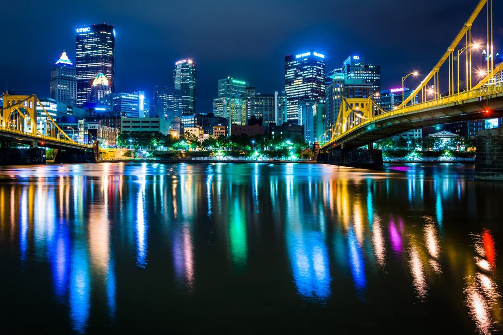 Pittsburgh At Night