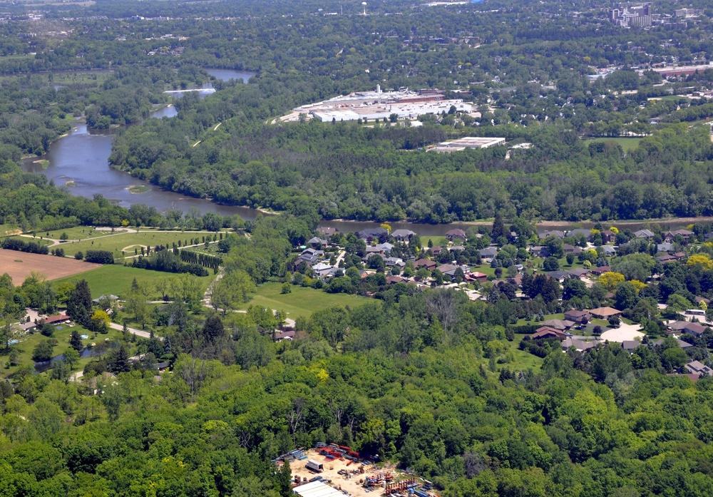 Grand River In Brantford