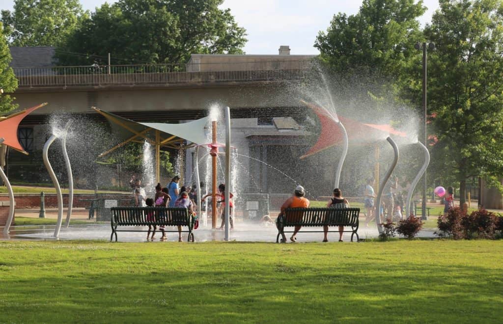 Downtown Splash Pad, Fort Smith