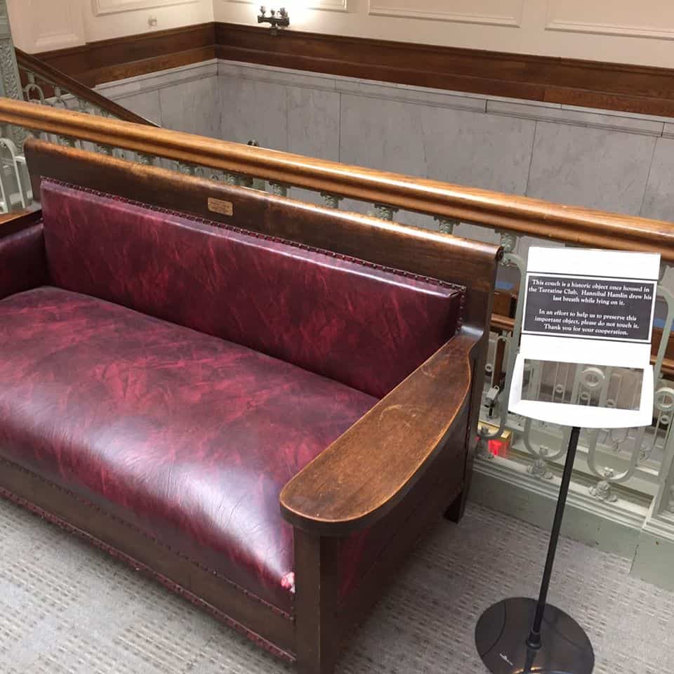 Hannibal Hamlin’s Death Sofa
