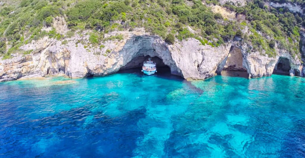 Antipaxos & Paxos Blue Caves Boat Cruise