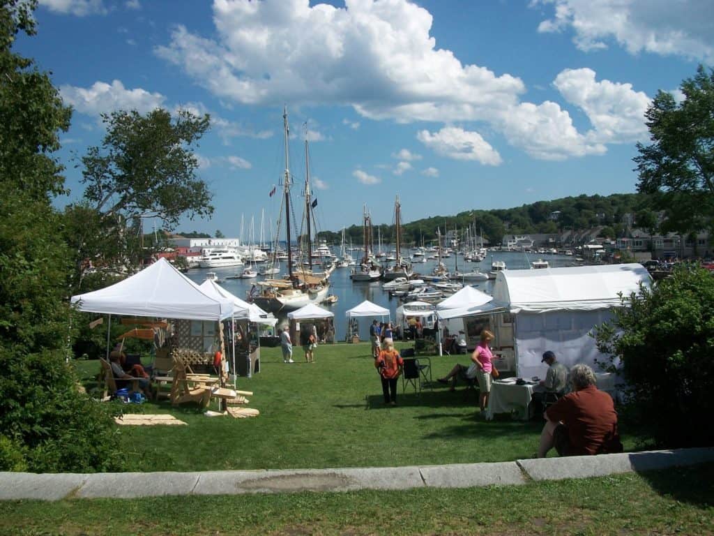 Camden Harbor Arts And Crafts Show