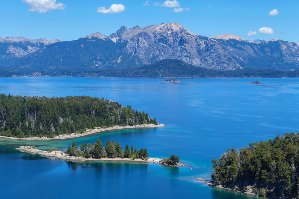 View From Victoria Island On Lake Nahuel Huapi
