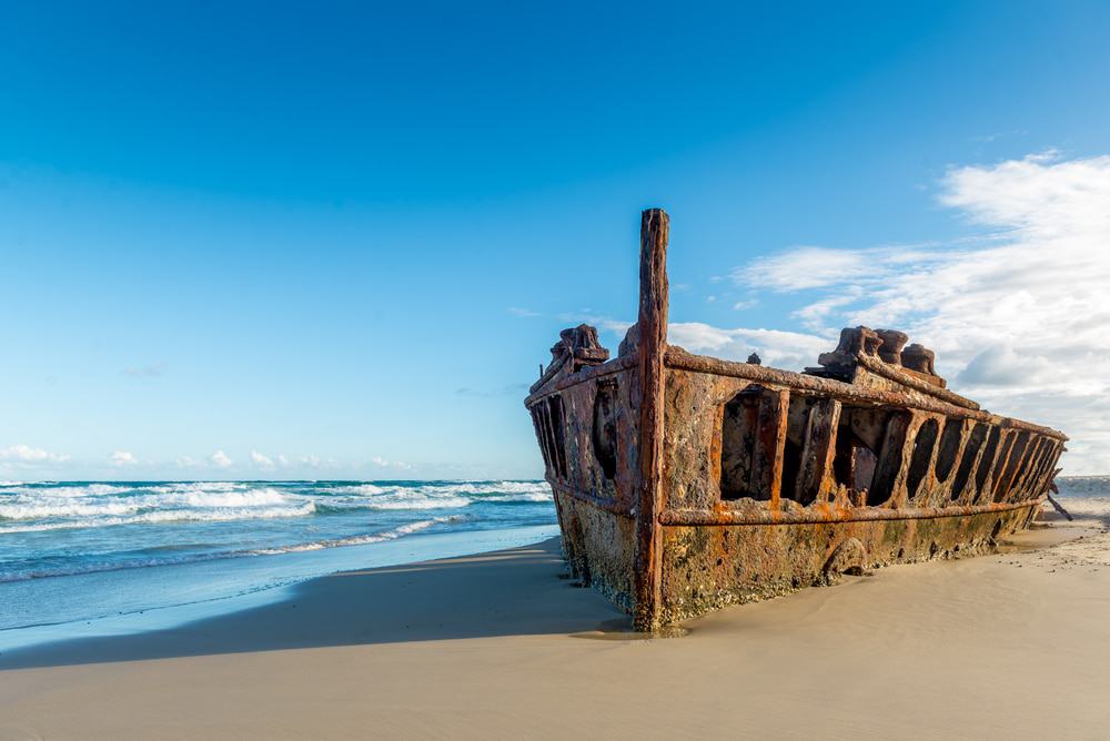 Shipwreck On Fraser Island