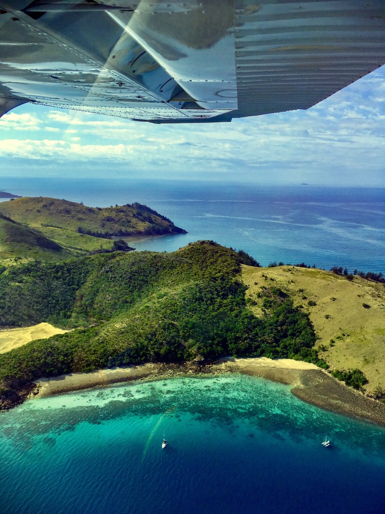 Plane view of Keswick Island
