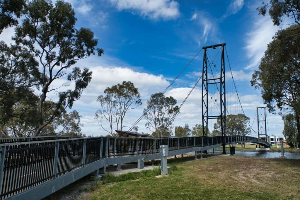 Anzac Centenary Swing Walk Bridge
