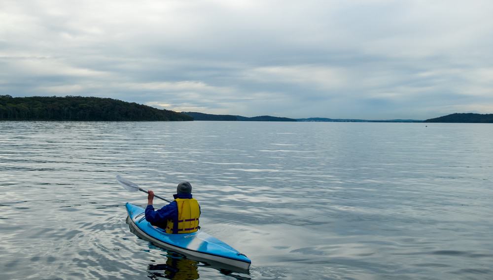 Kayaking, Lake Macquarie