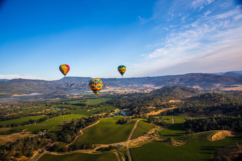 Hot Air Balloon Trip in Napa Valley