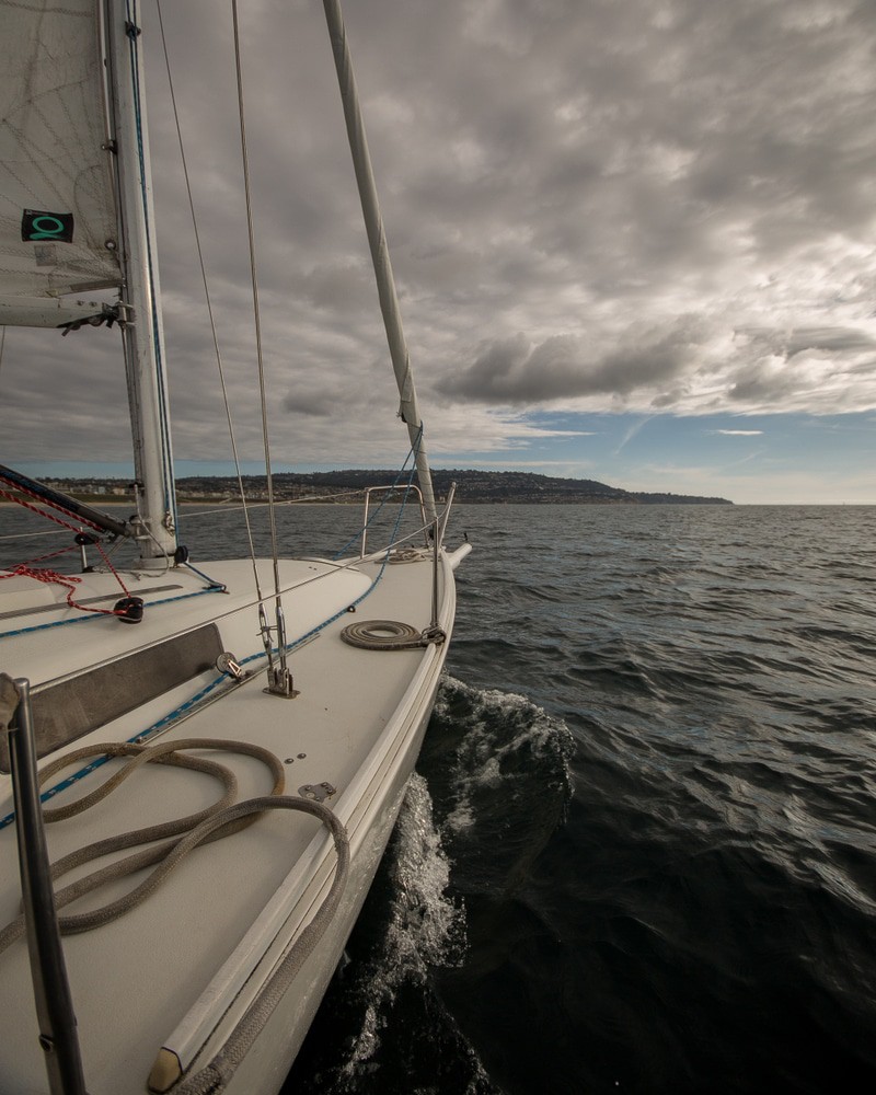 Sailing in Redondo Beach