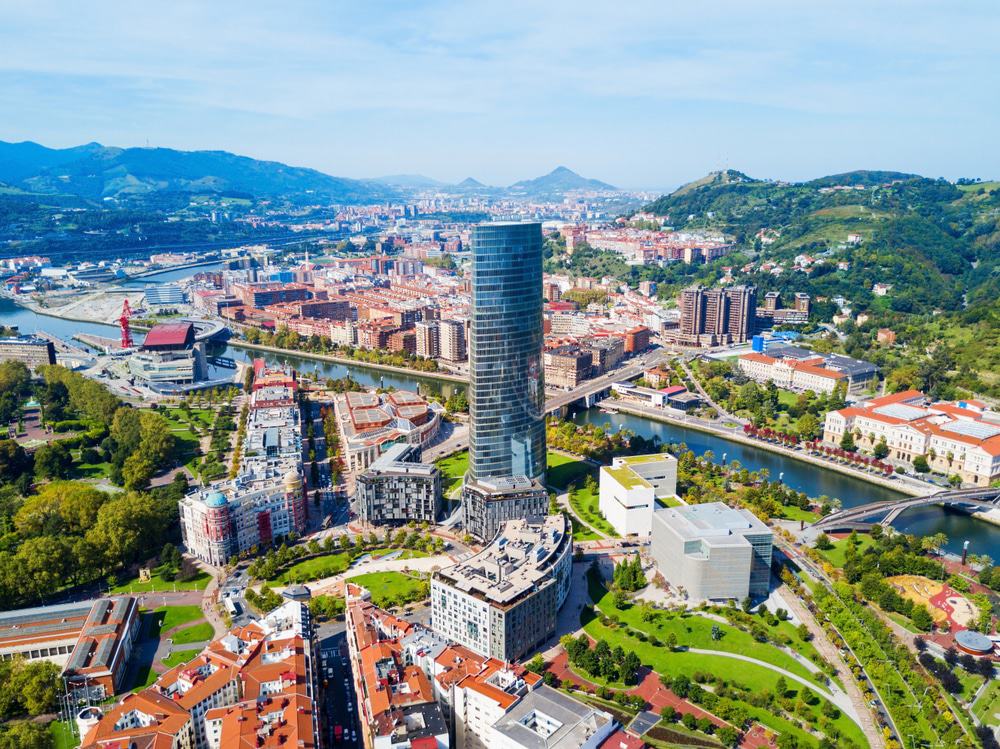 Abandoibarra District of Bilbao