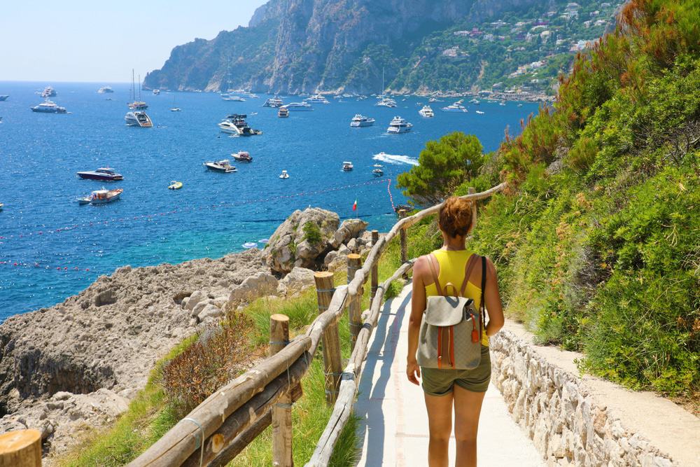 capri walking