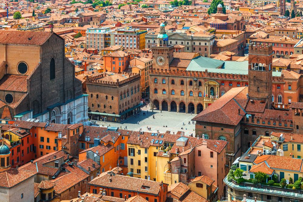Aerial View of Bologna