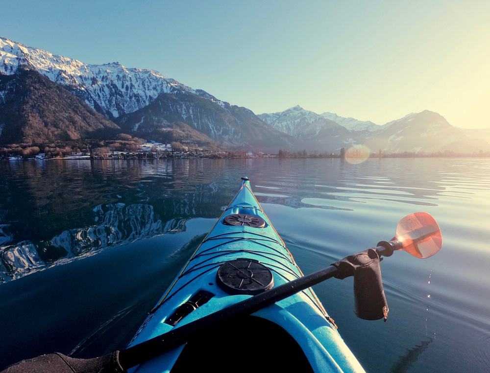 Kayak on Lake Brienz