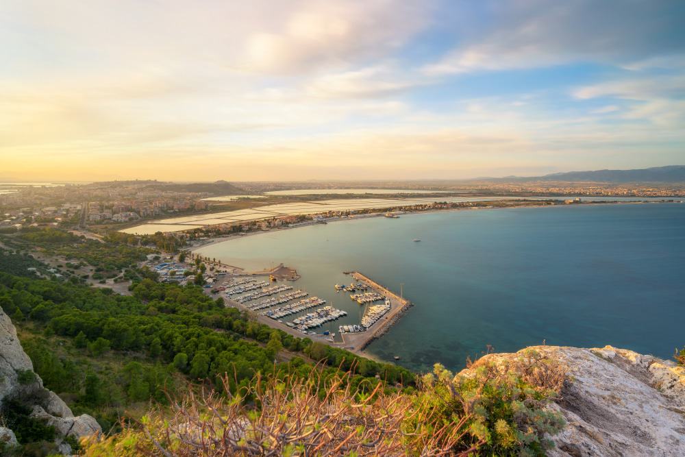 Cagliari’s coastline