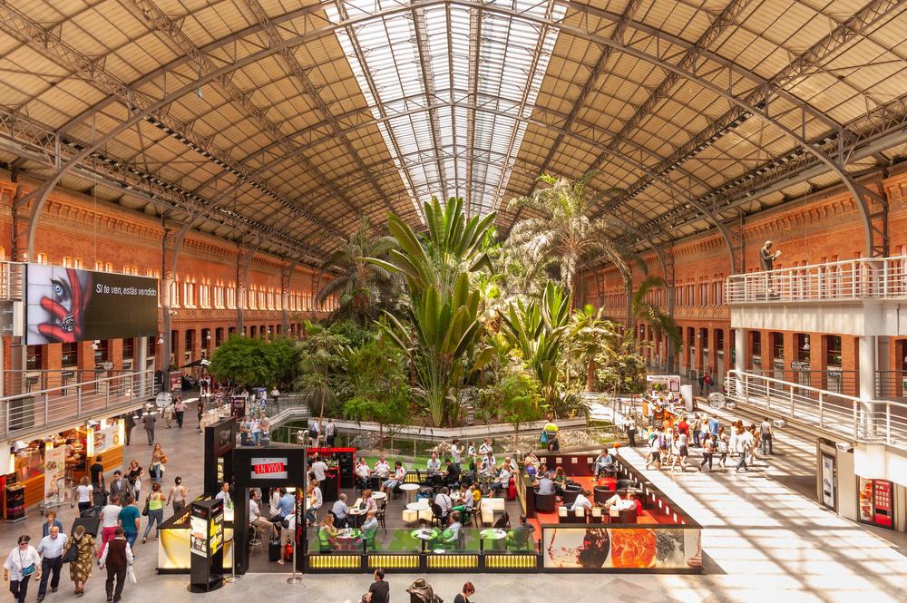 Atocha Train Station in Madrid