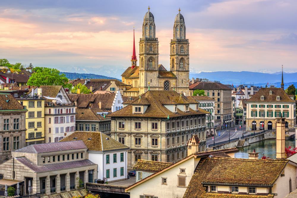 Grossmünster Cathedral in Zurich