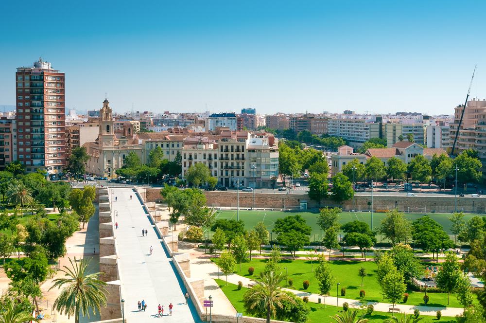 Turia Gardens in Valencia