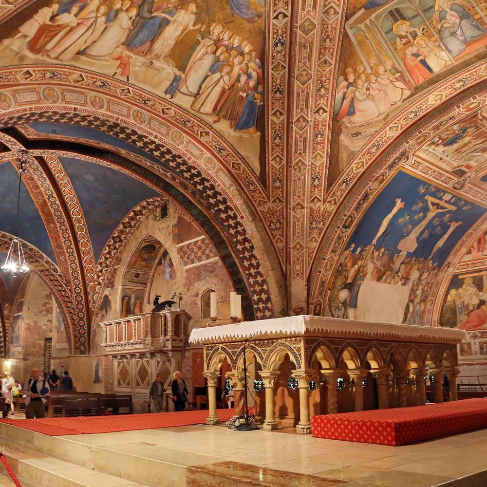 Interior of the Basilica of St. Francis