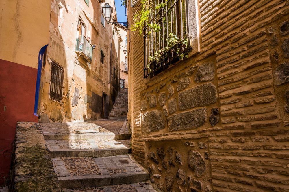 Medieval Street in Toledo