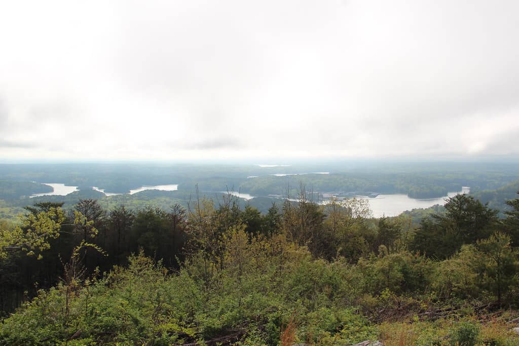 Pine Mountain view of Lake Allatoona