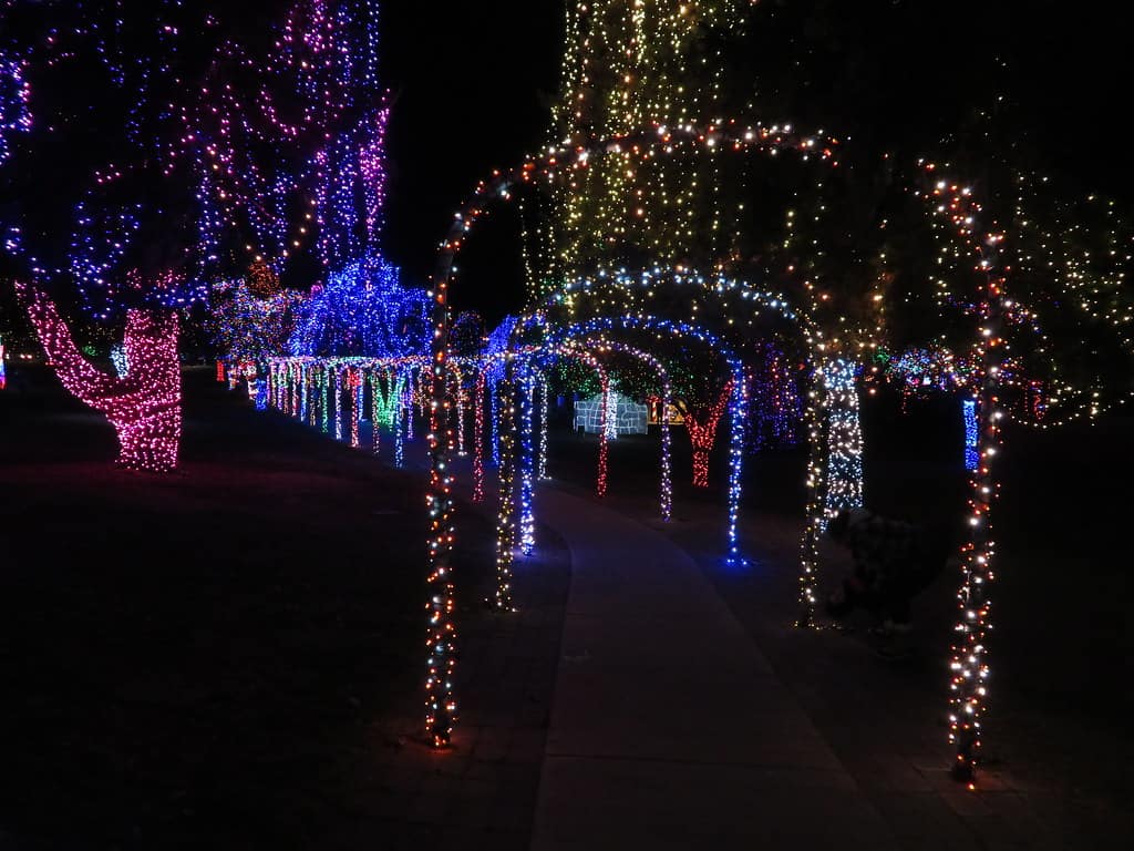 Locomotive Park Holiday Lights