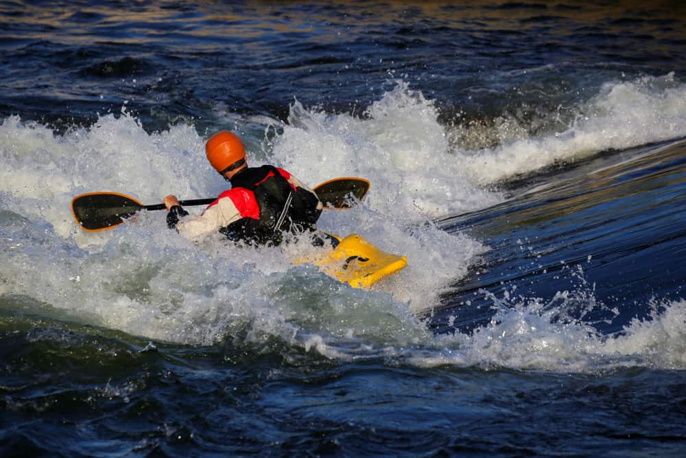 Kayaking on the Boise River