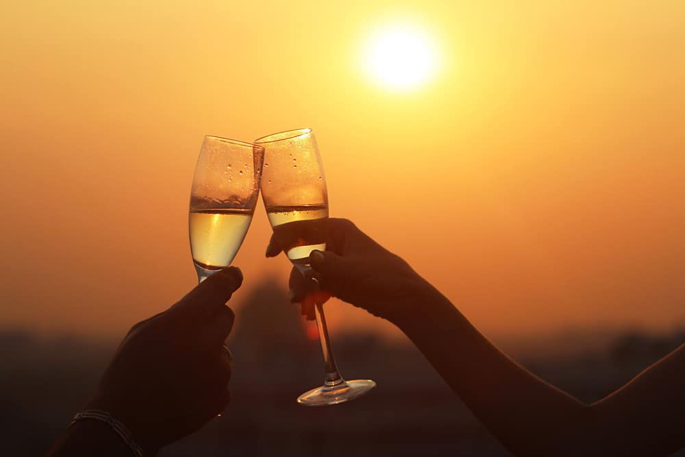 Sunset with a Sundowner