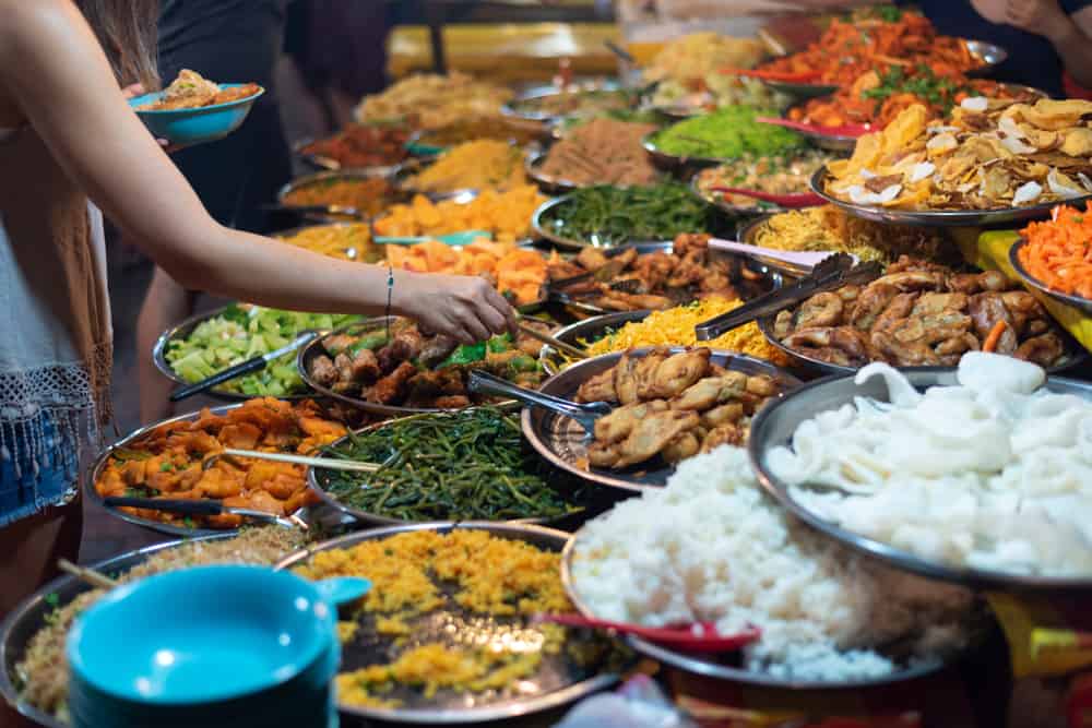Night Food Stalls, Luang Prabang