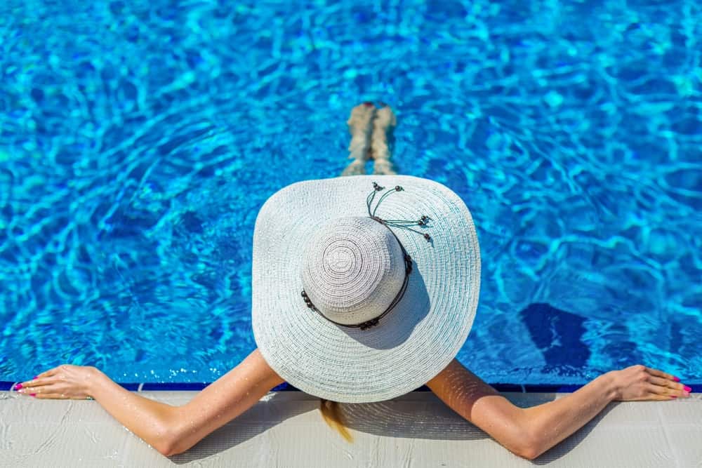 Relaxing at the Pool
