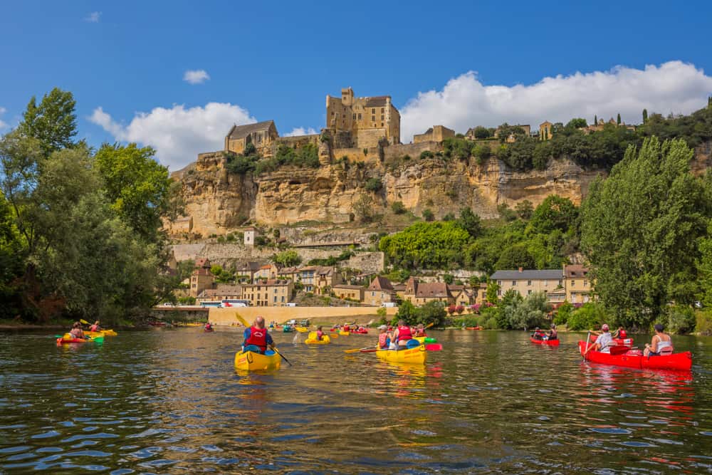 Canoeing on the Dordogne
