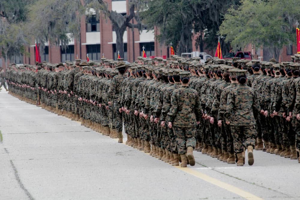 Marine Graduation Ceremony at Parris Island