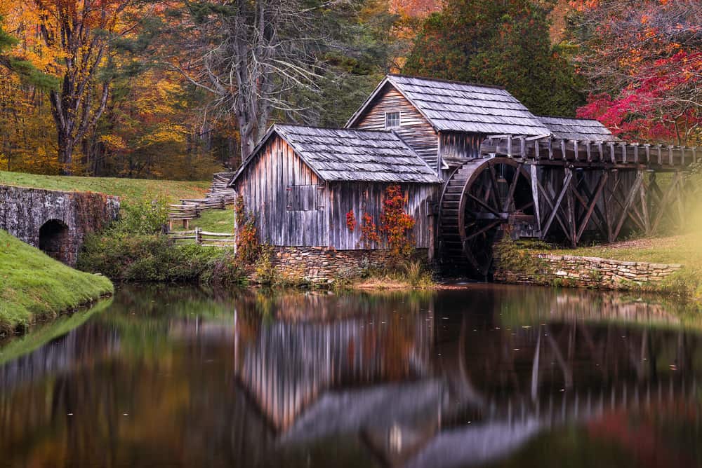 Mabry Mill along the Blue Ridge Parkway