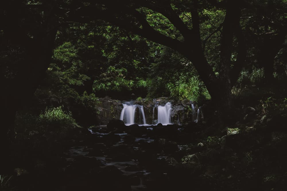 Waikahalulu Falls