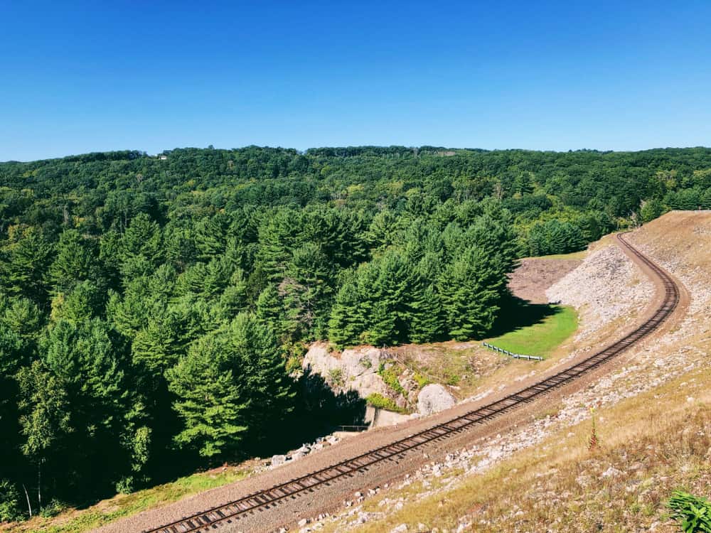 Railroad Track of Thomaston Dam