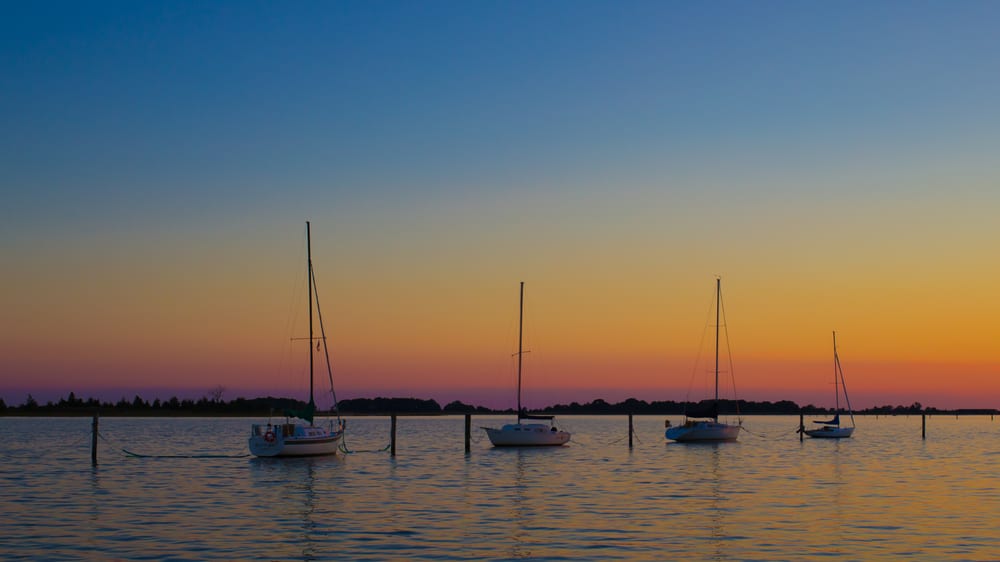 Sailboats at the Marina in Clinton