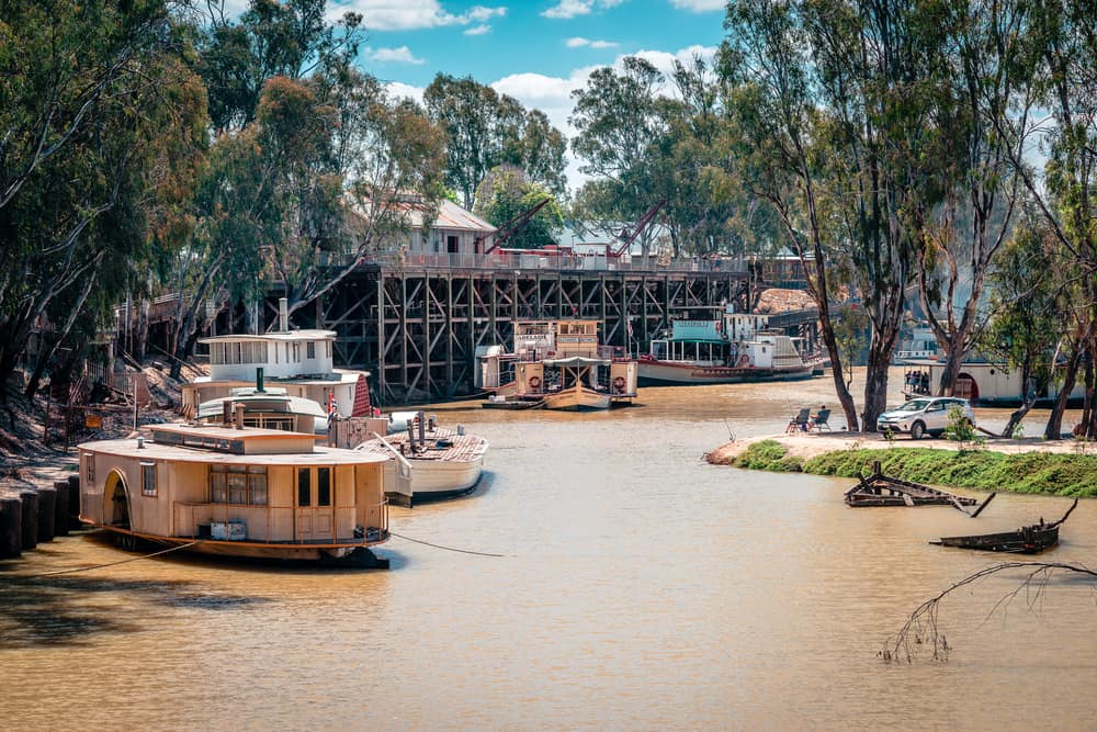 Echuca Wharf and Murray Esplanade