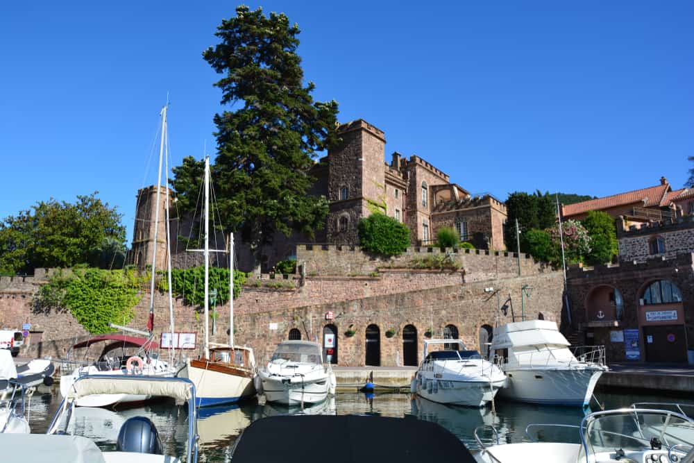 Mandelieu la Napoule Boats and Castle