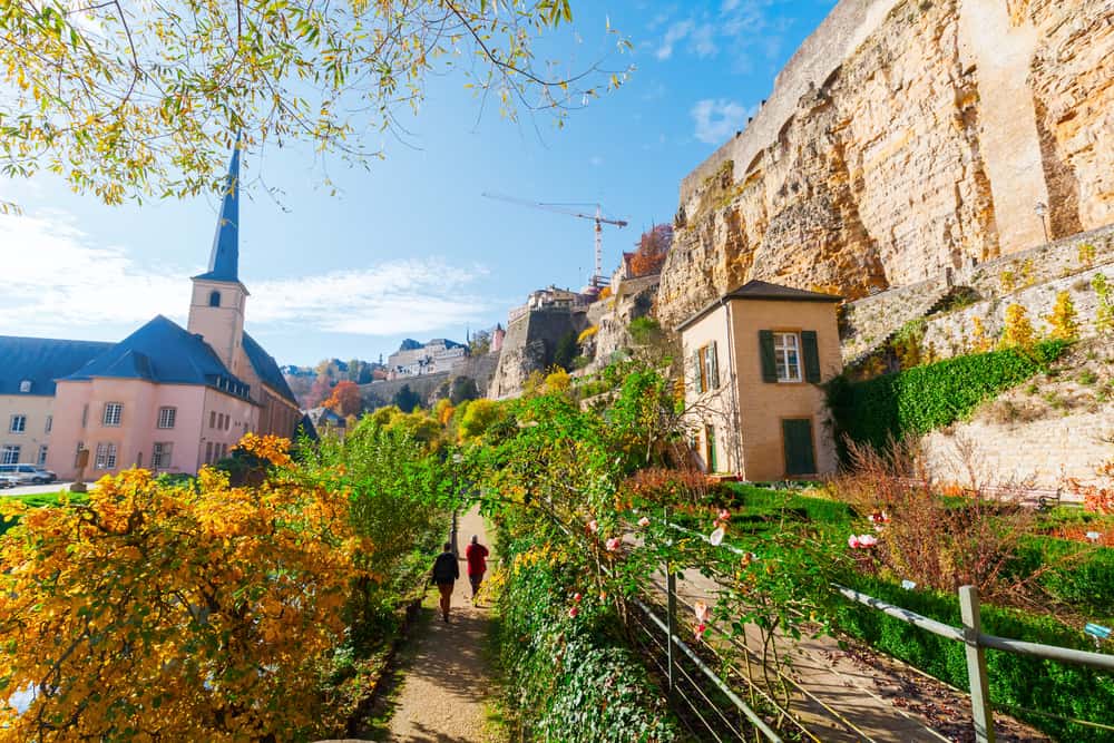 Bock Cliff in Luxembourg