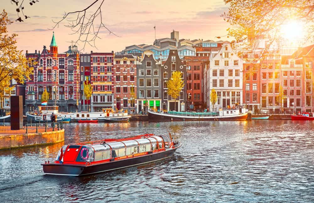 Canal Boat Tour, Amsterdam