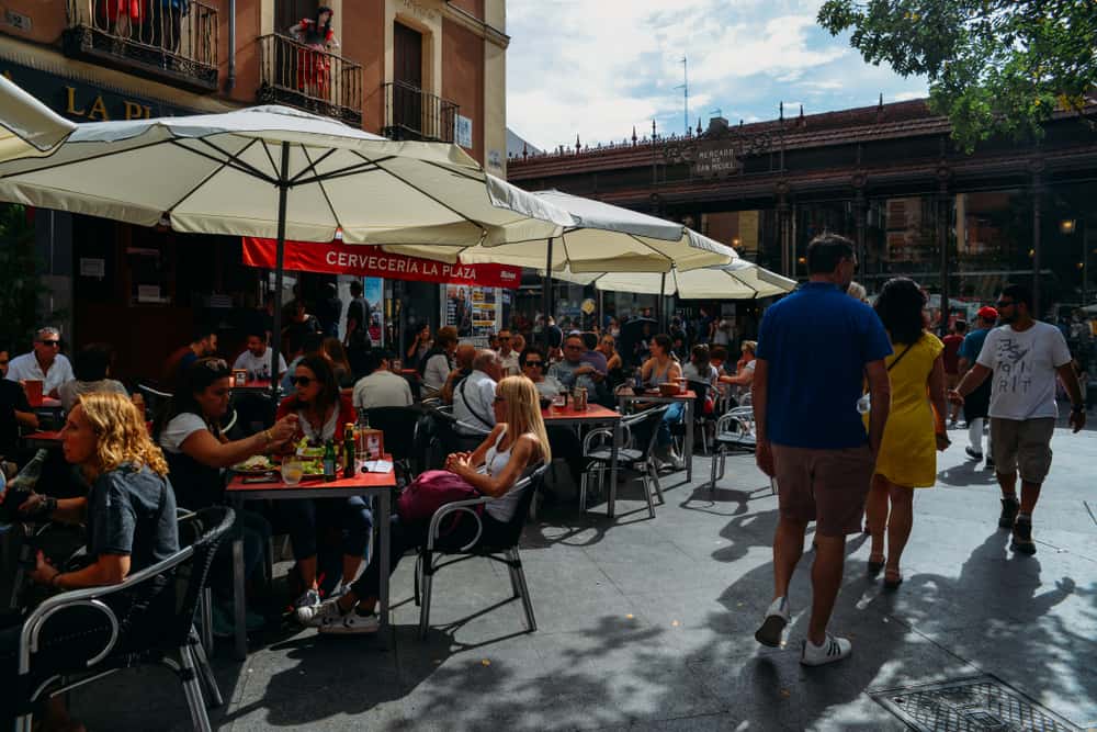 Terrace in Madrid