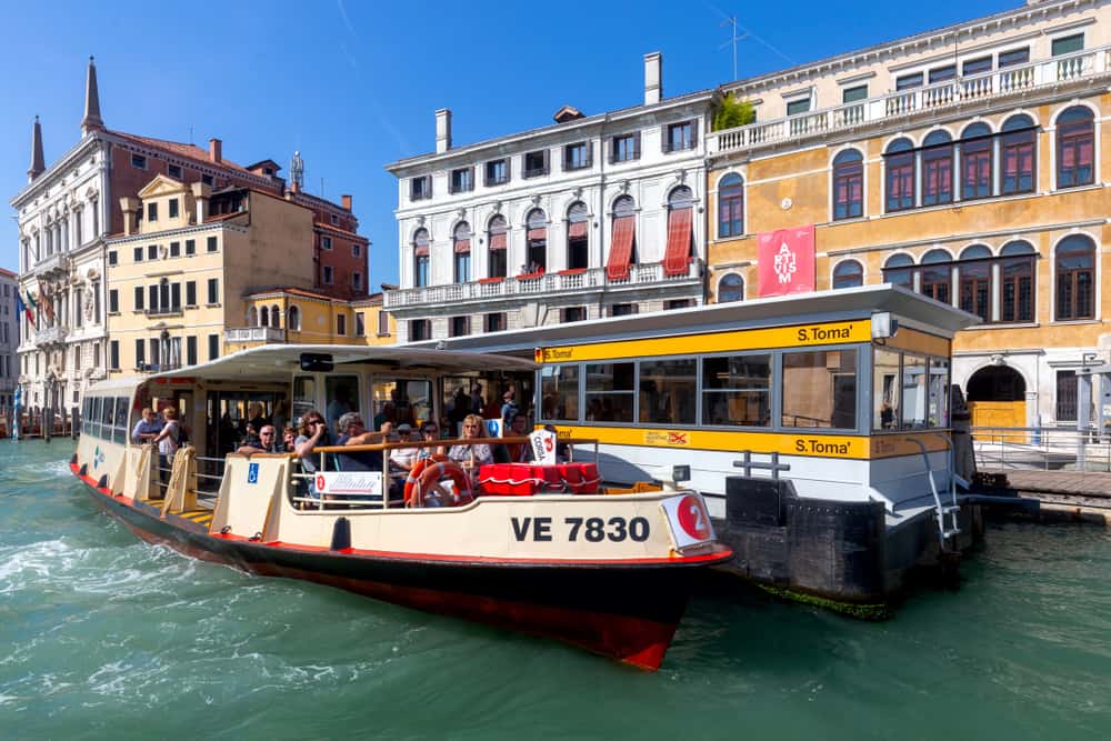 Vaparetto on the Grand Canal