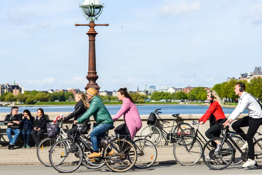 Cycling in Copenhagen