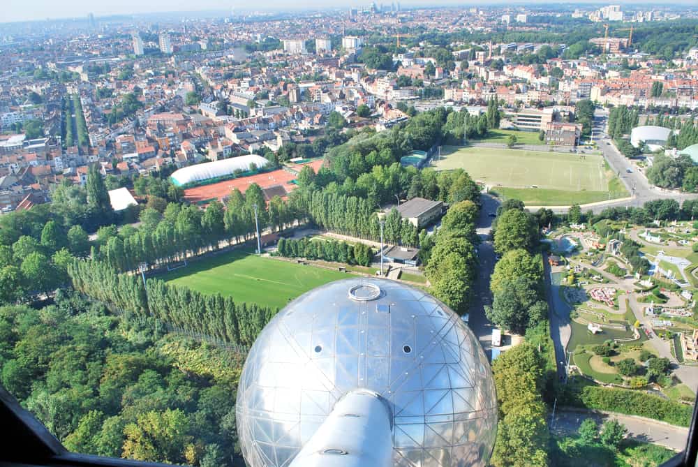 View from the Atomium