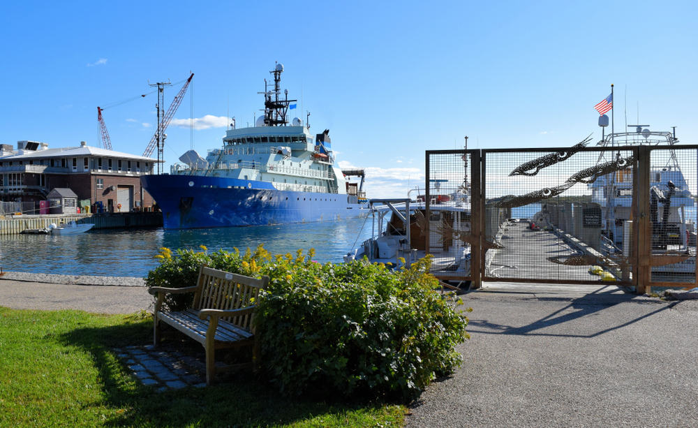 Research Vessel at the Woods Hole Oceanographic Institution