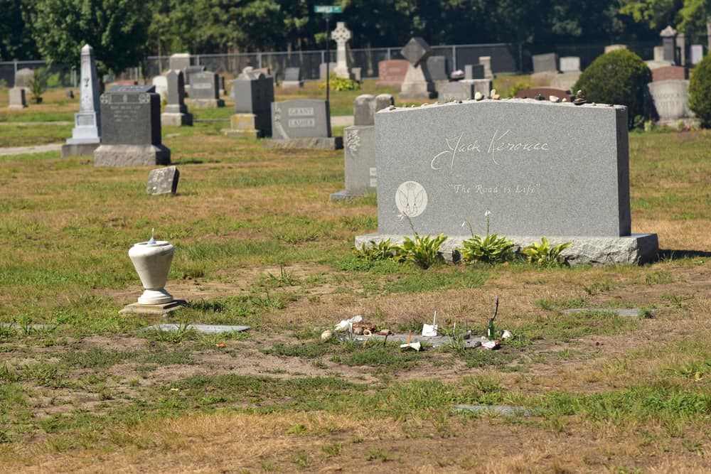 Grave of Jack Kerouac in Lowell